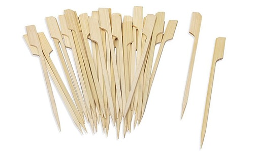 Chows 15cm Bamboo Paddle Skewers Teppo Gushi x 100