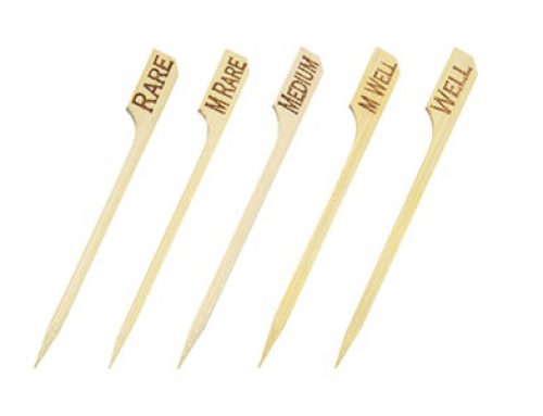 Bamboo Steak Markers