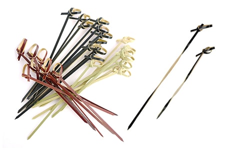 Knotted Bamboo Skewers